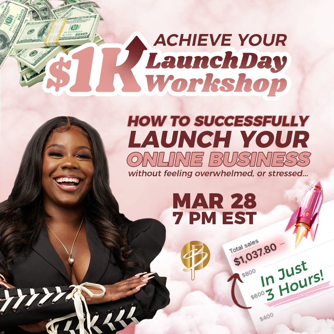 $1K Launch Day Workshop REPLAY