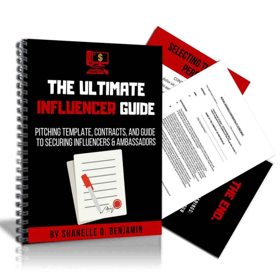 "THE ULTIMATE INFLUENCER GUIDE" CONTRACTS, TEMPLATES & MORE!